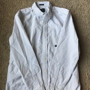Abercrombie Long Sleeve Striped Button Down